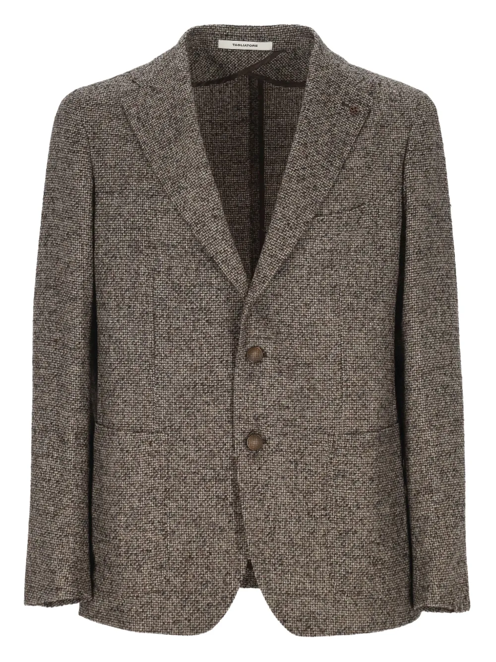Tagliatore single-breasted blazer | Brown | Image 1