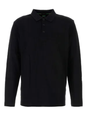 Diesel T-Smith ロングスリーブ ポロシャツ | ブラック | FARFETCH JP