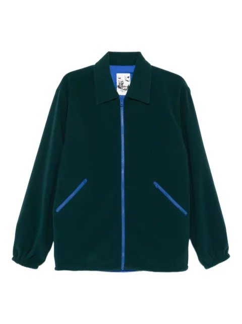 GR10K zip-fastening pocketed jacket
