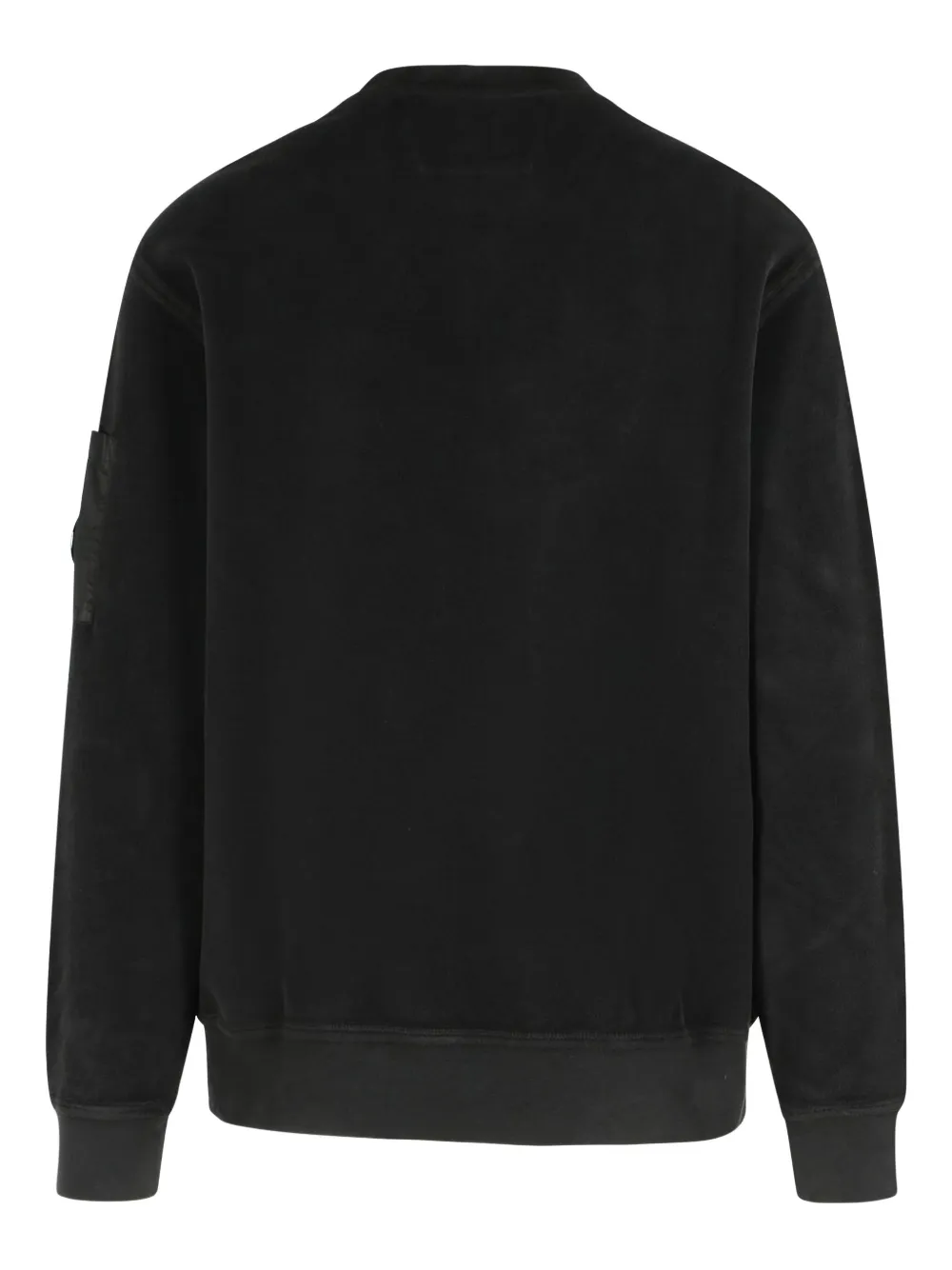 C.p. Company Pocket-patch Crew Neck Sweatshirt In Black