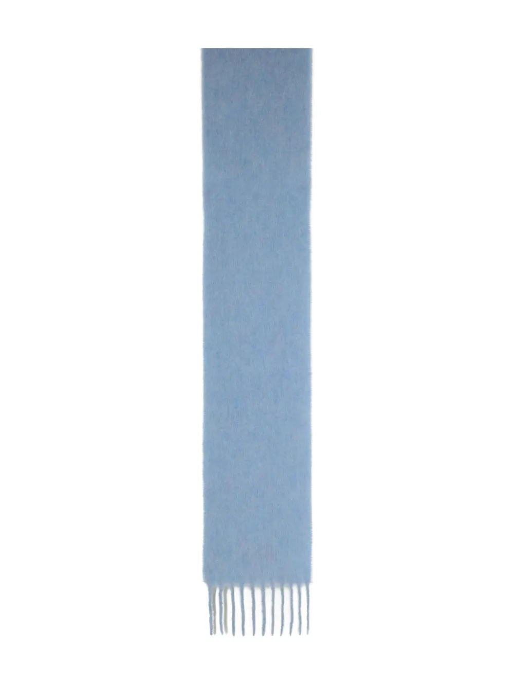 Marni Sjaal met franje en logopatch - Blauw