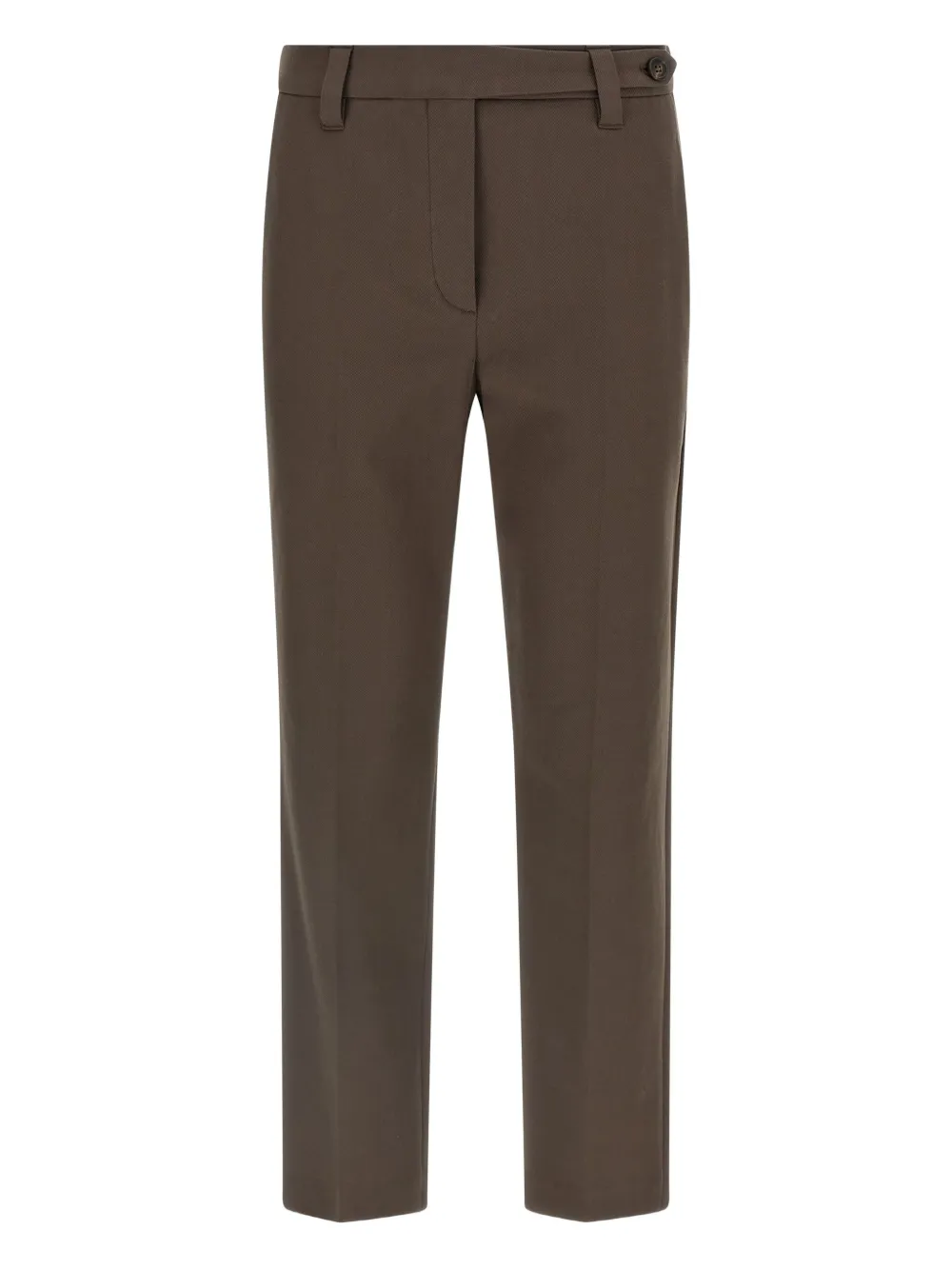 Brunello Cucinelli Belt Loop Casual Pants In Brown