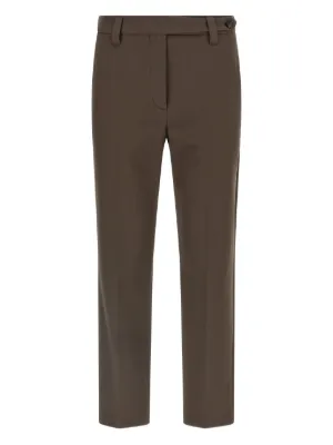 Brunello Cucinelli ストレートパンツ | ブラウン | FARFETCH JP