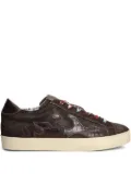 Gamin flame-detail sneakers - Brown