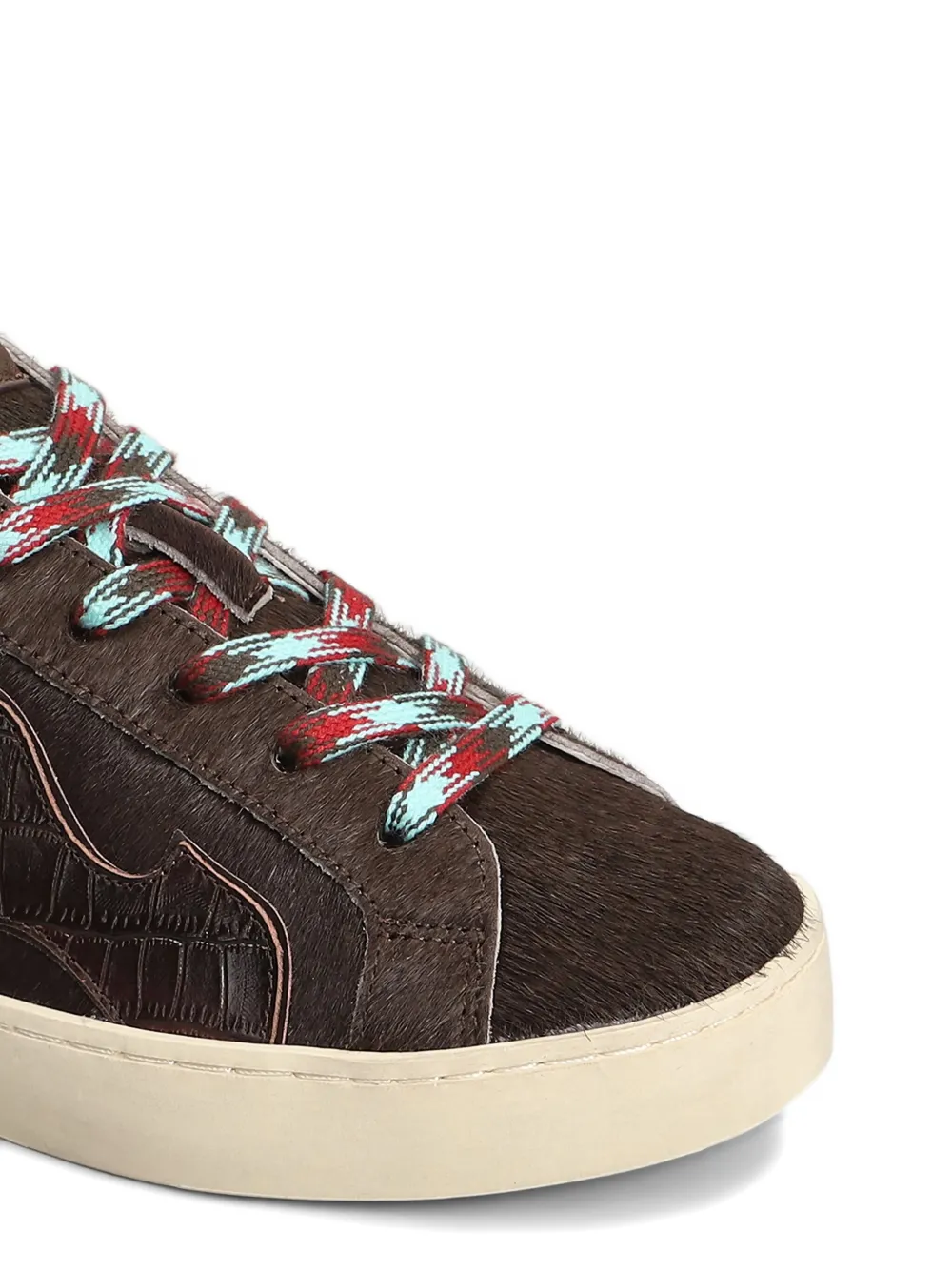 Gamin Flame-detail Sneakers In Brown
