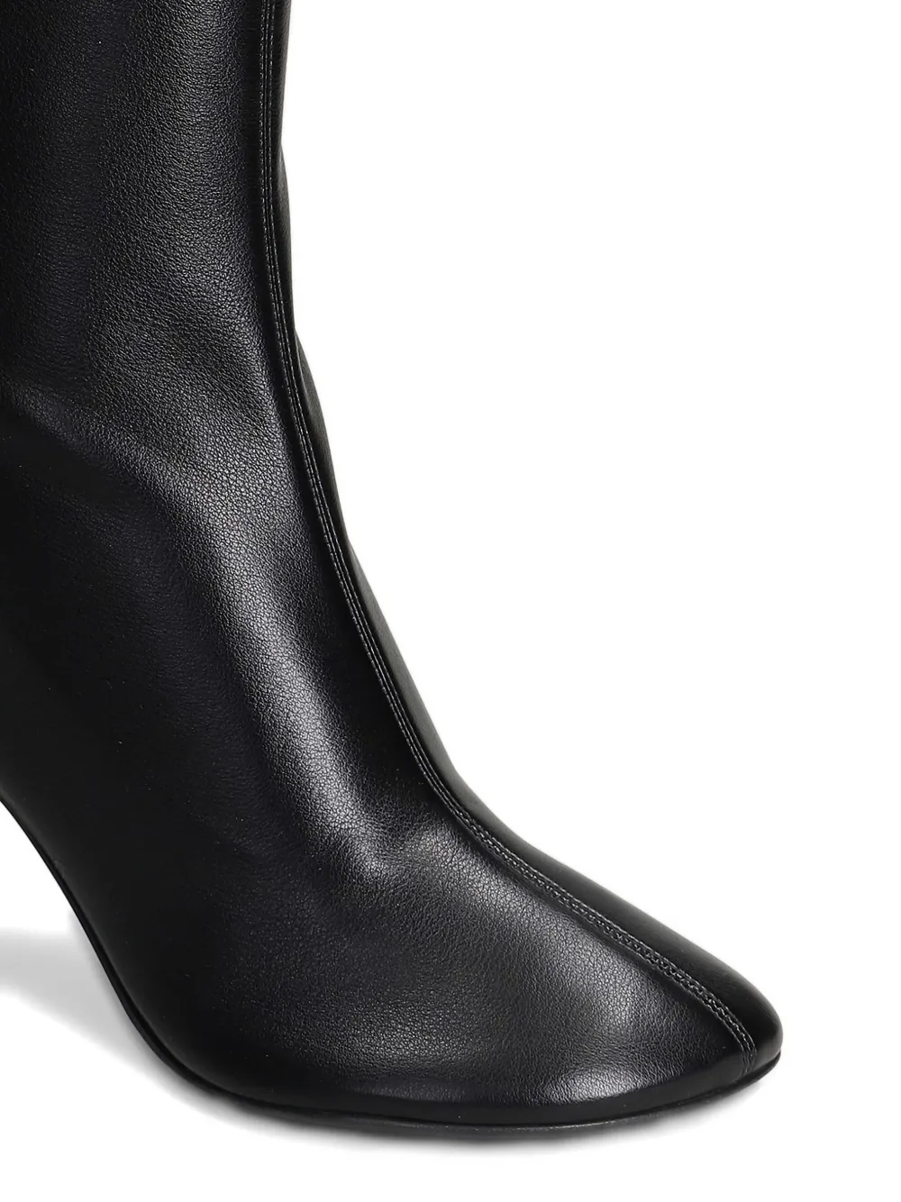3juin stretch-leather heeled boots Black