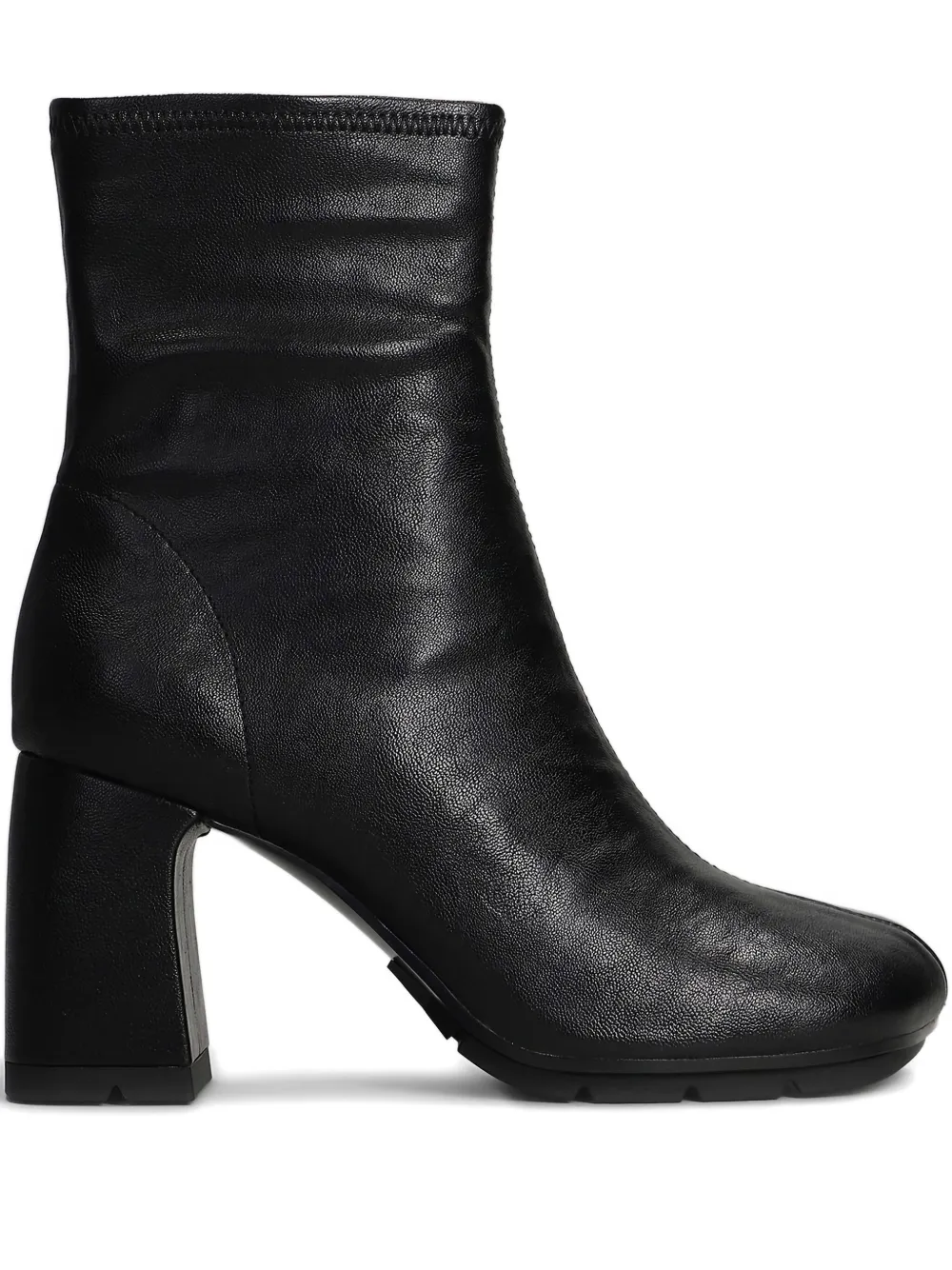 Ash 80mm leather boots Black