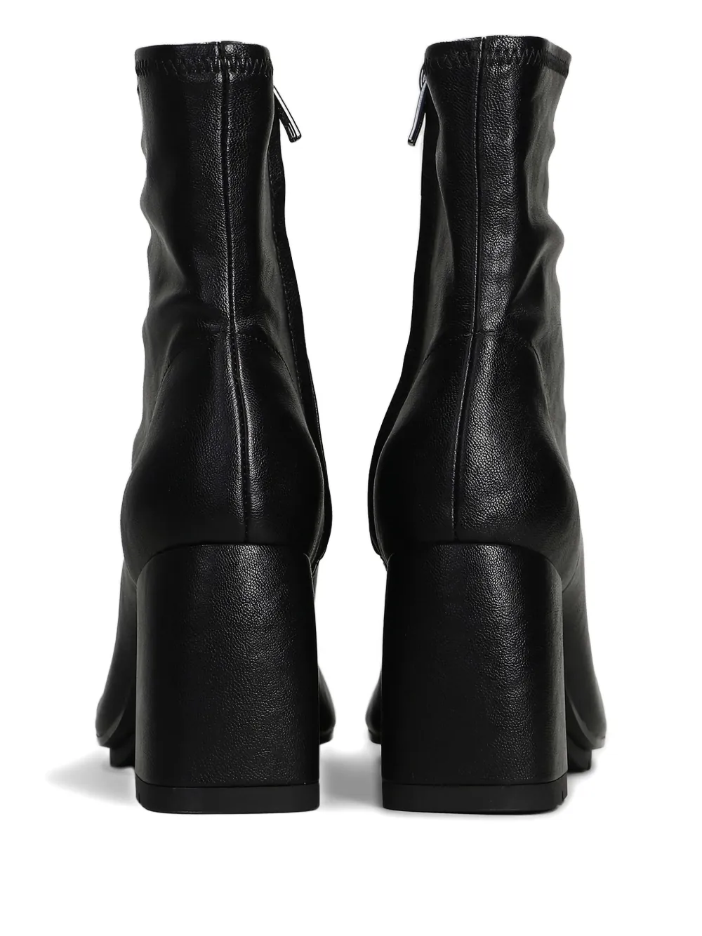 Ash 80mm leather boots Black