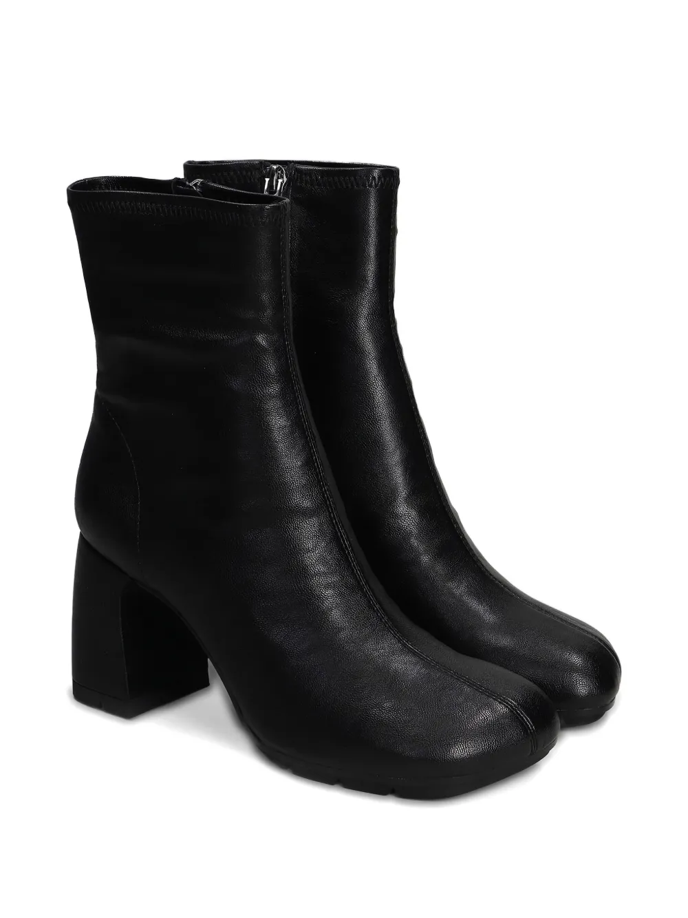 Ash 80mm leather boots Black