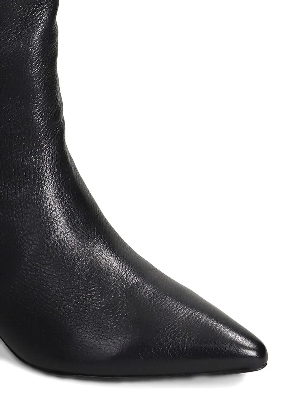 Ash leather boots Black