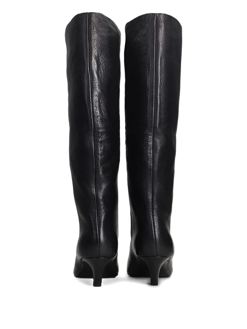 Ash leather boots Black
