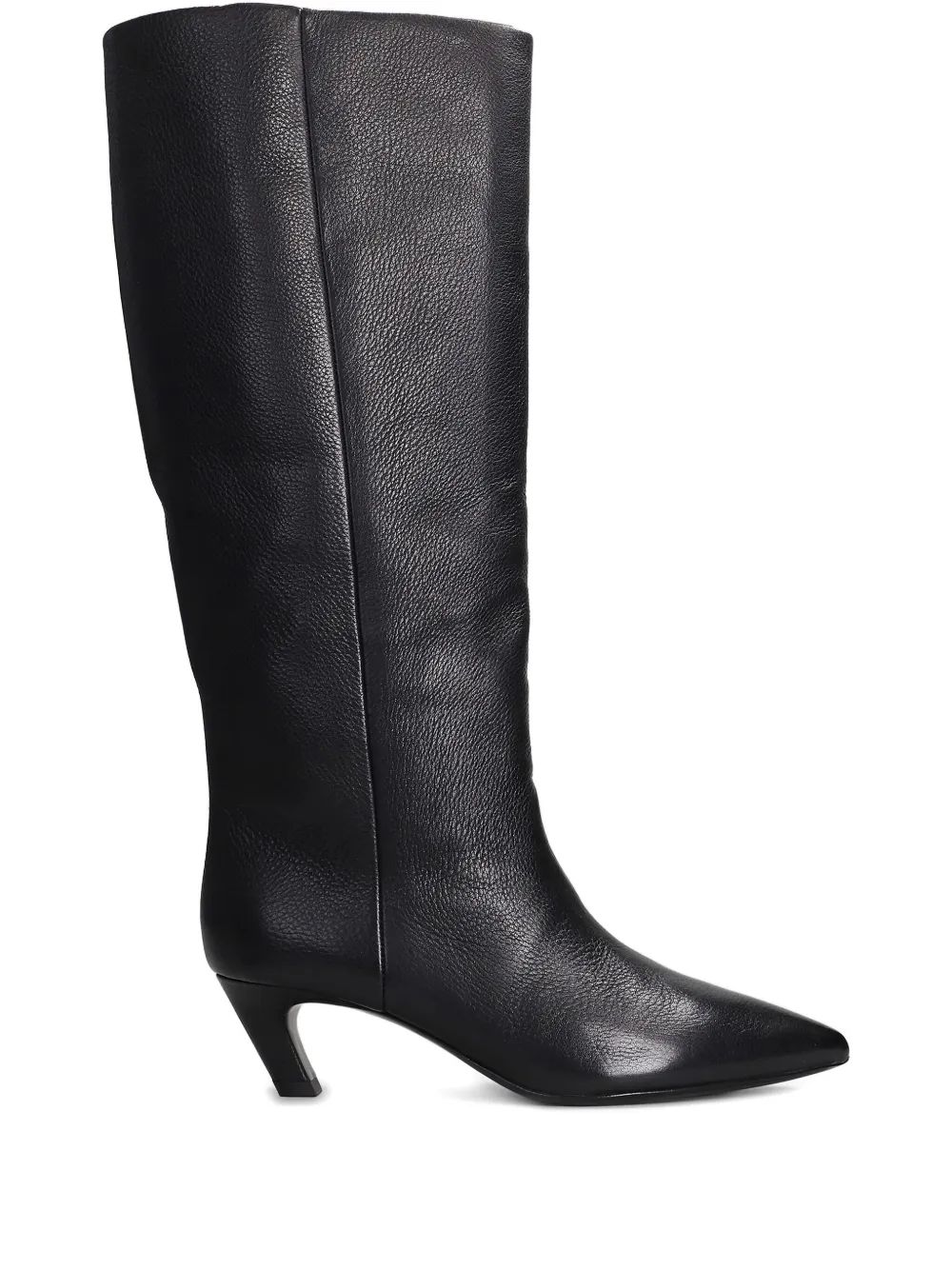 Ash leather boots Black