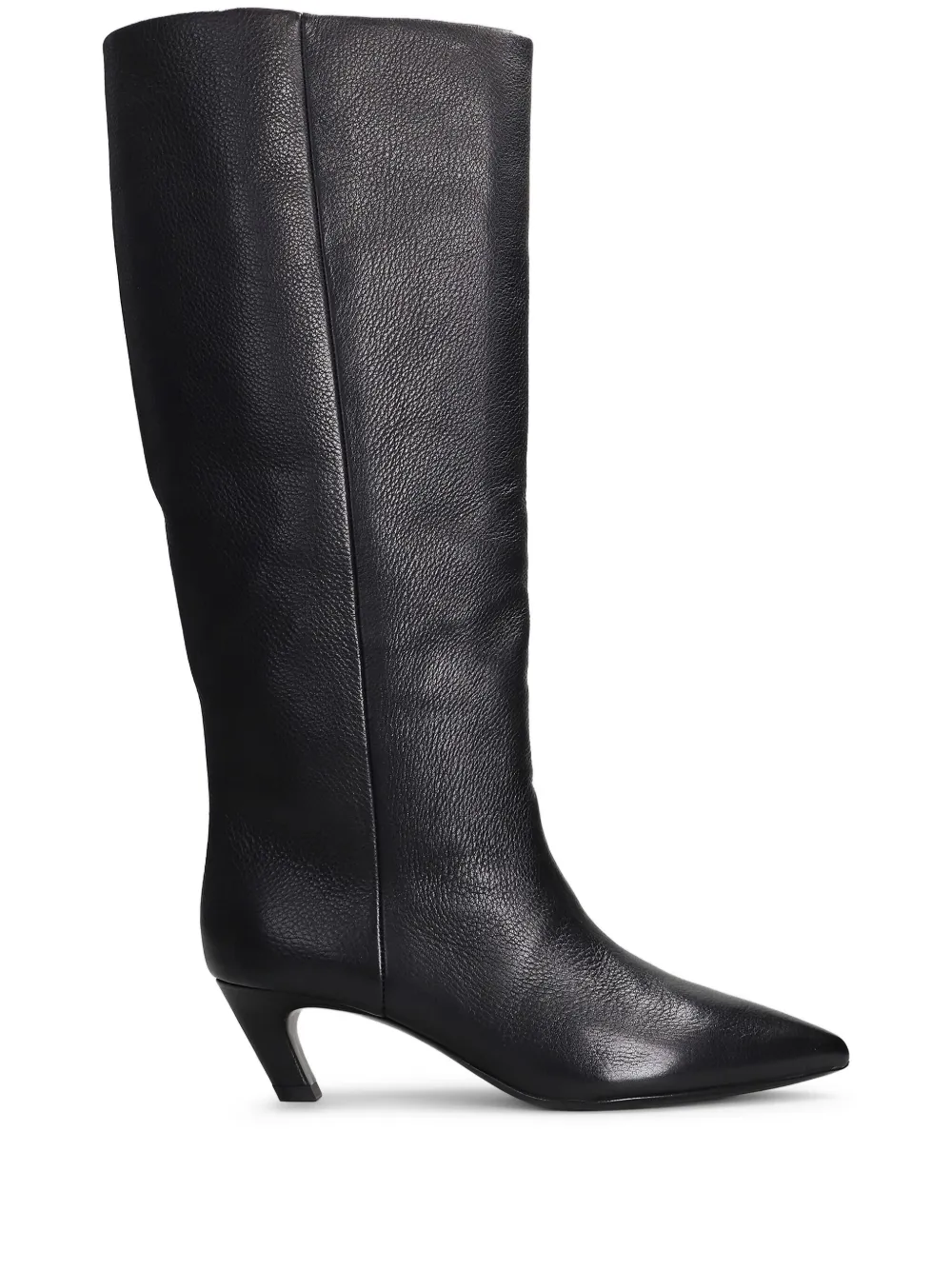 Ash leather boots Black