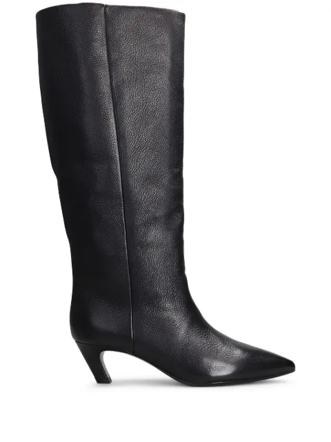 Ash leather boots