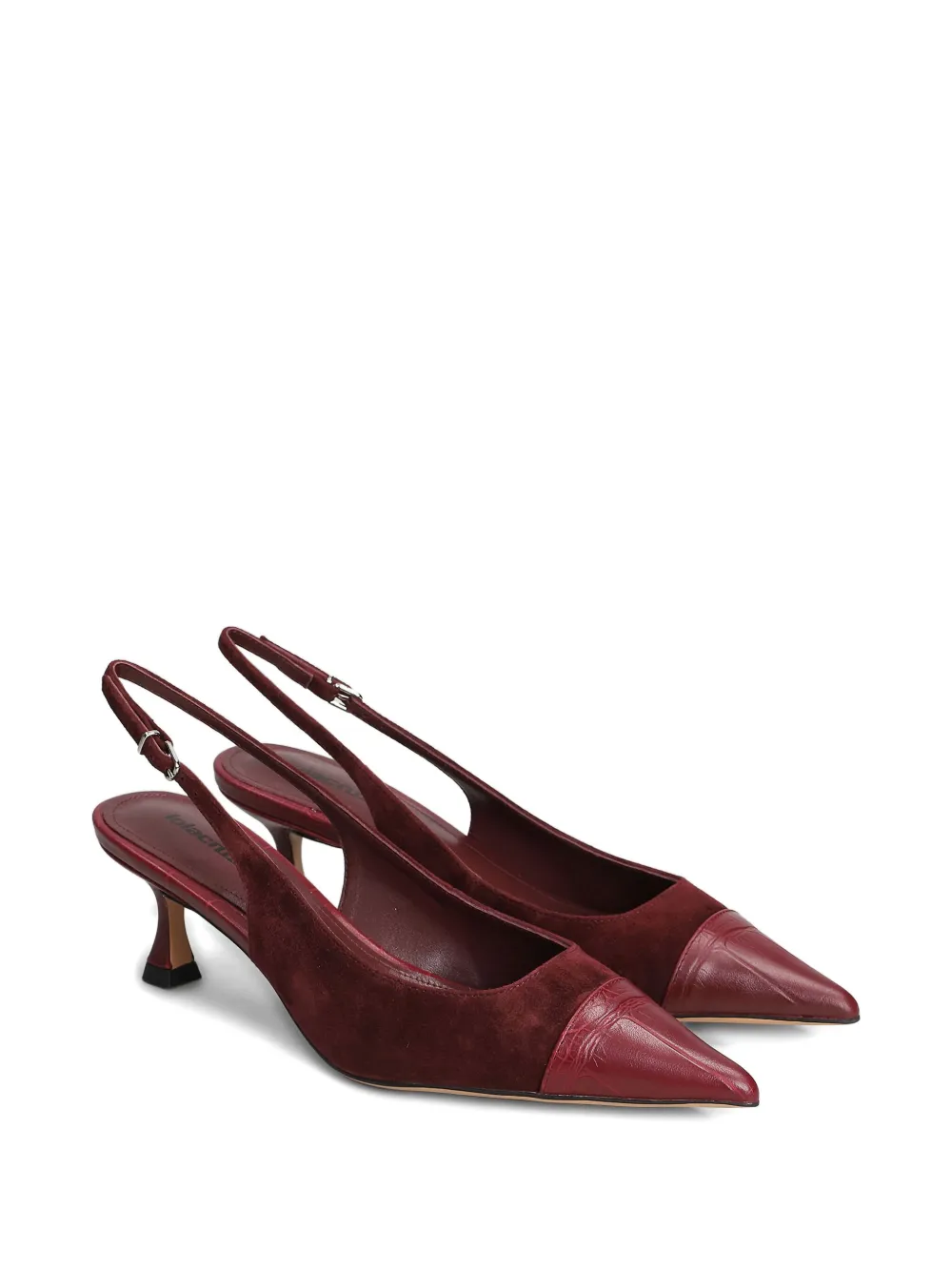 Lola Cruz slingback suede pumps | Heeled Pumps | Image 2