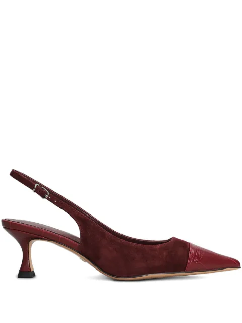 Lola Cruz slingback suede pumps