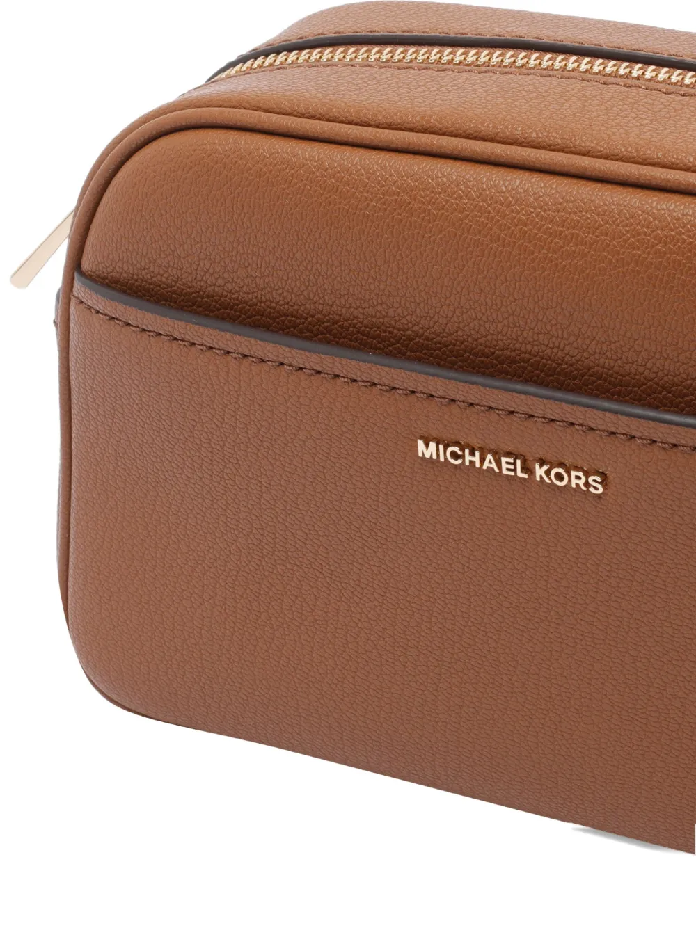 Michael Michael Kors zip-closure logo-detail shoulder bag - Bruin