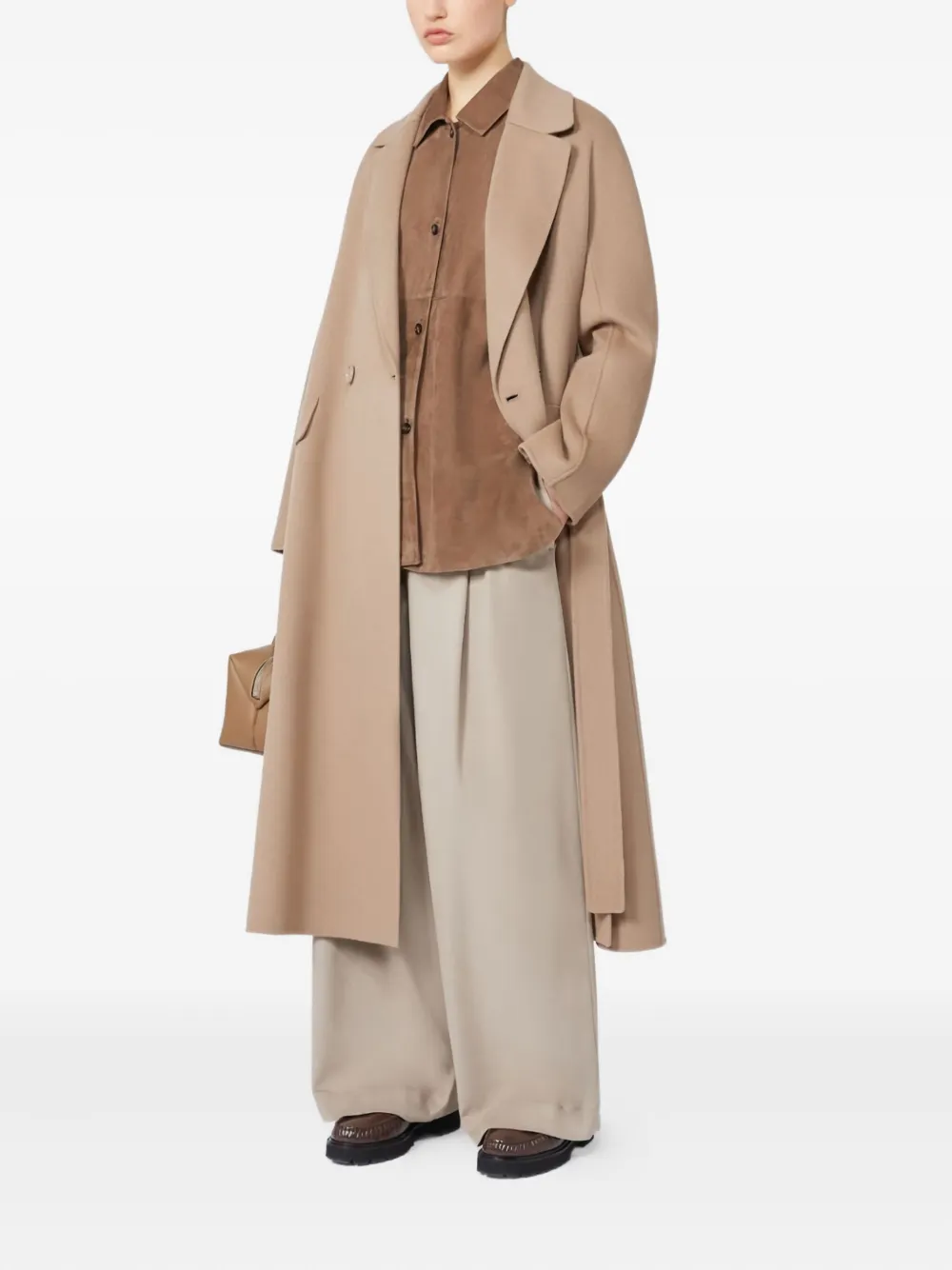 'S Max Mara pleated wide-leg trousers - Beige