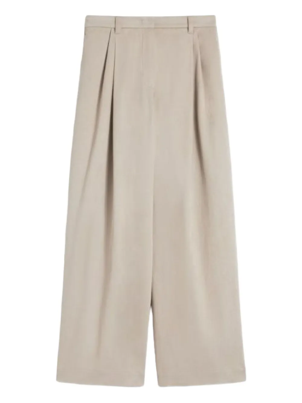 'S Max Mara pleated wide-leg trousers - ニュートラル 'S Max Mara pleated wide-leg trousers - ニュートラル