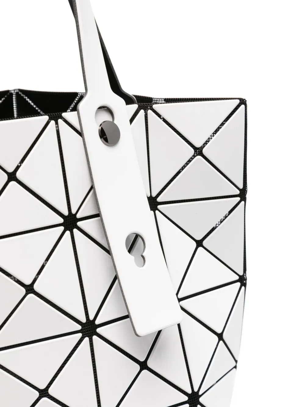 Bao Bao Issey Miyake Lucent Geometric-pattern Tote Bag In White