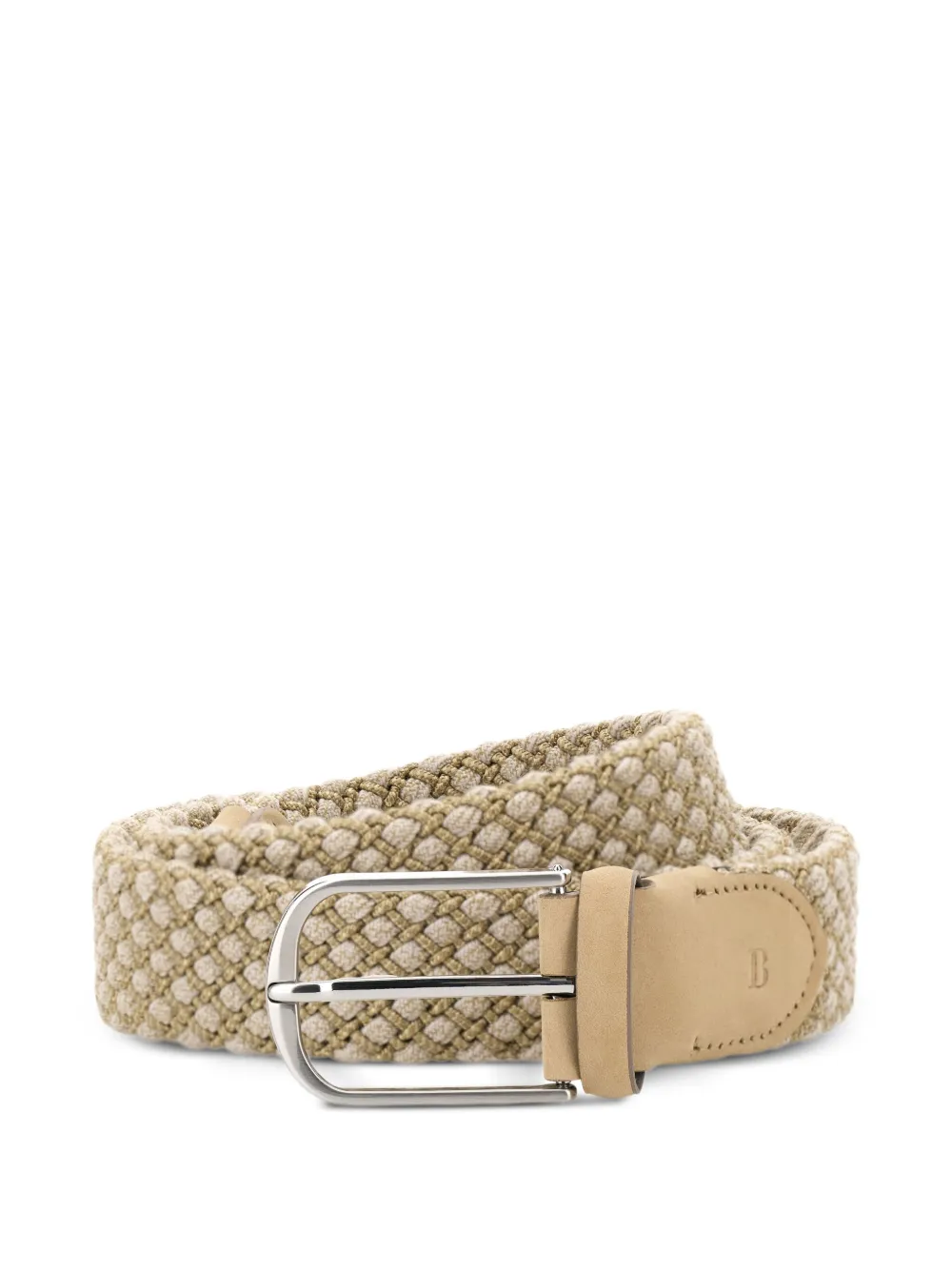 Boggi Milano woven-design belt | Neutrals | Image 1