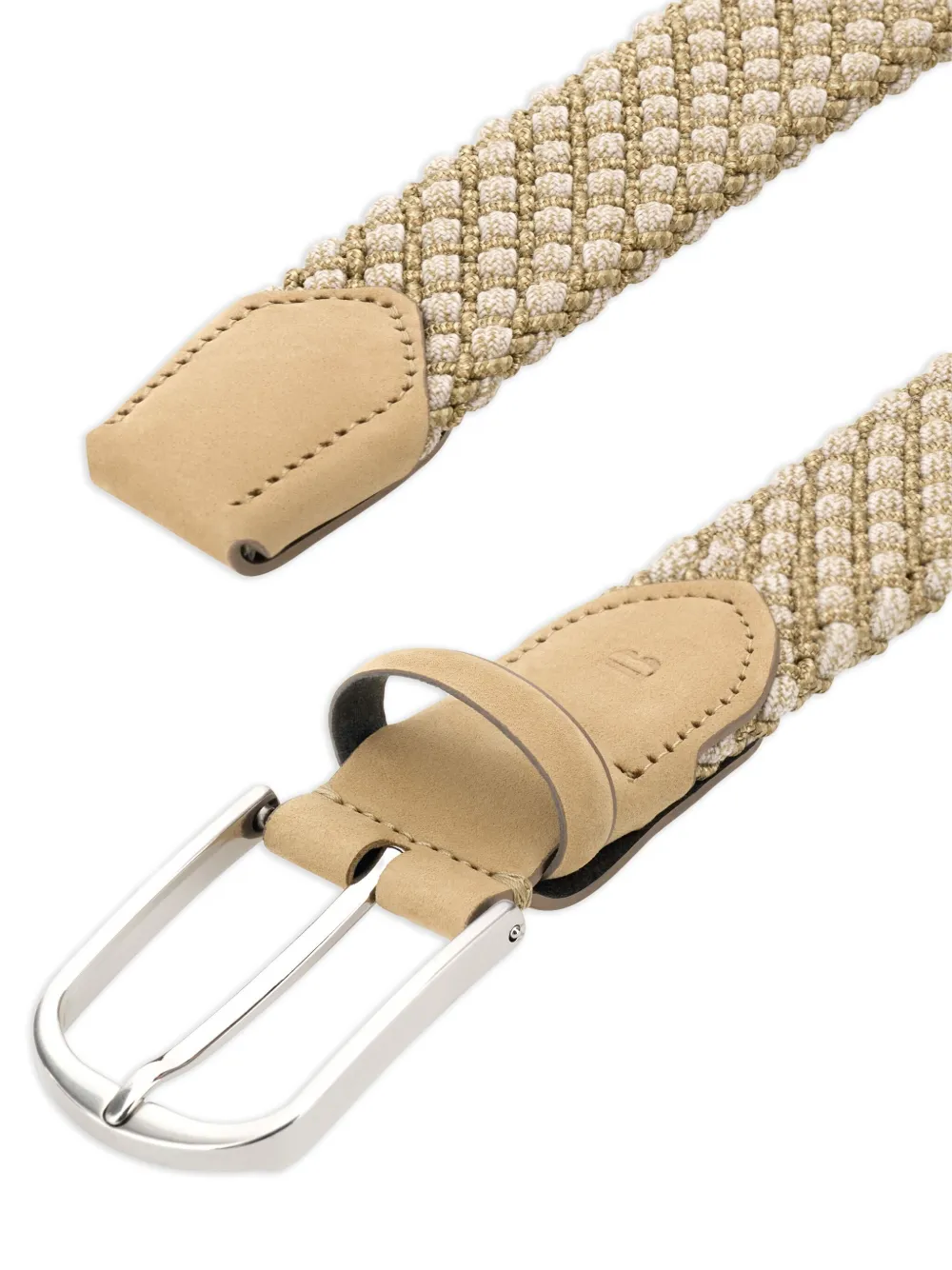  Boggi Milano Woven-design Belt - Neutrals 