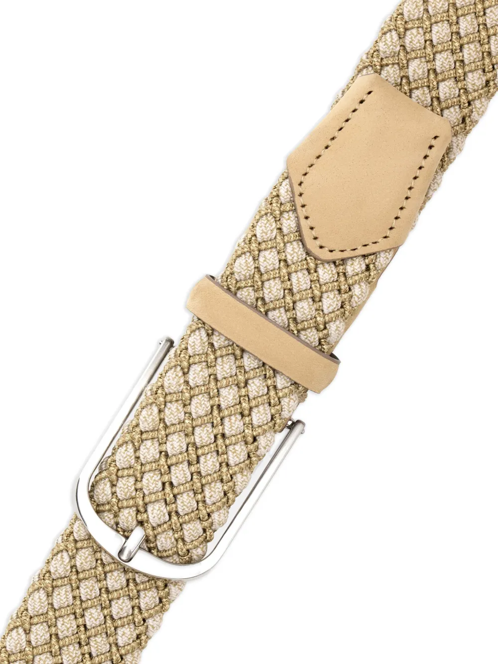 Boggi Milano Geweven riem - Beige