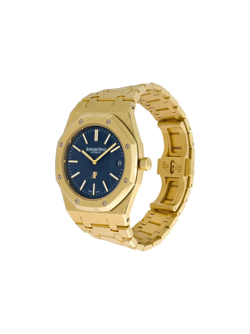 Pre-owned Audemars Piguet Pre Owned Royal Oak 39mm In Blue