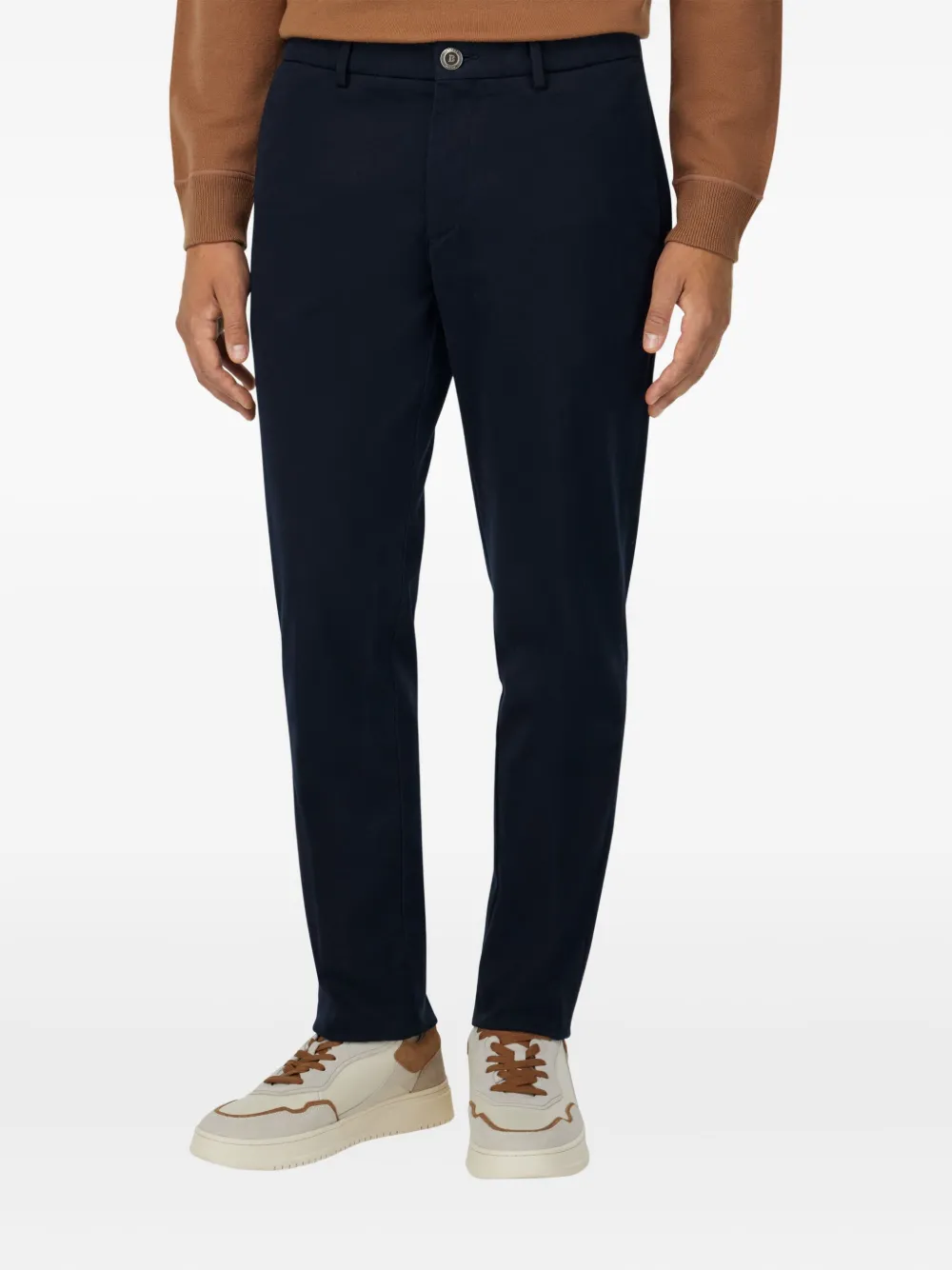 Boggi Milano Straight broek Blauw