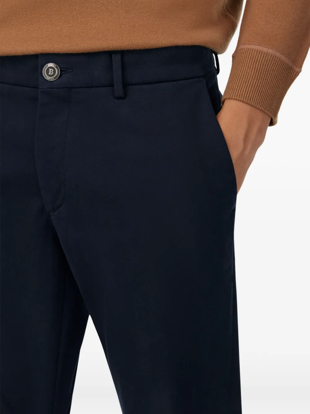 Boggi Milano Straight broek Blauw