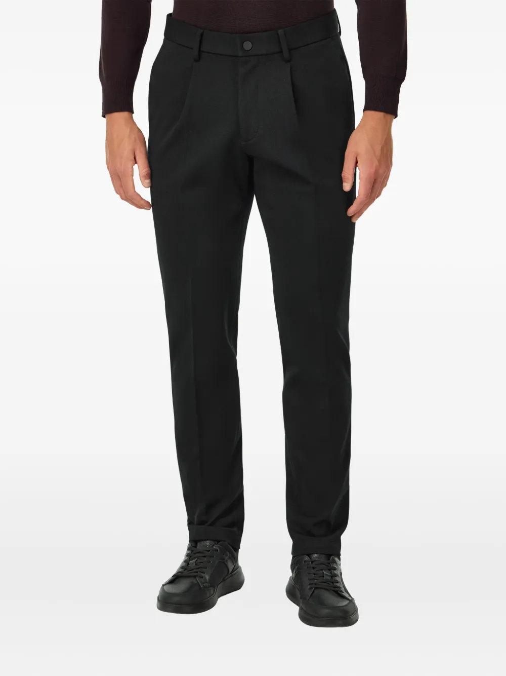 Boggi Milano Plooibroek Zwart