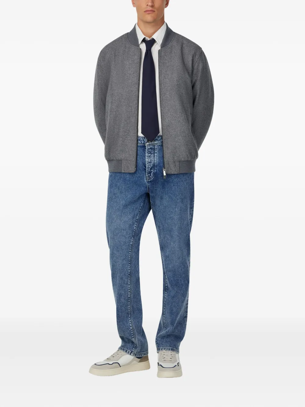 Boggi Milano wool-blend bomber jacket | Bomber Jackets | Image 2