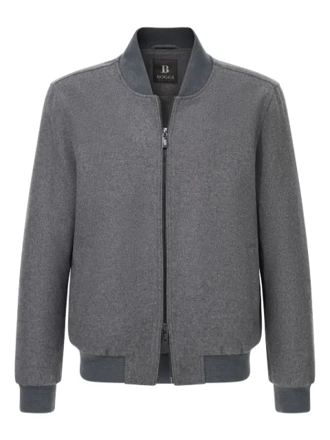 Boggi Milano wool-blend bomber jacket