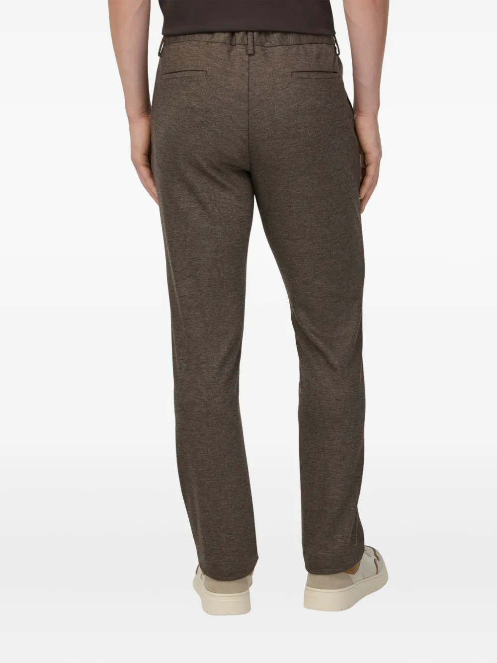 Boggi Milano Broek met trekkoord Bruin