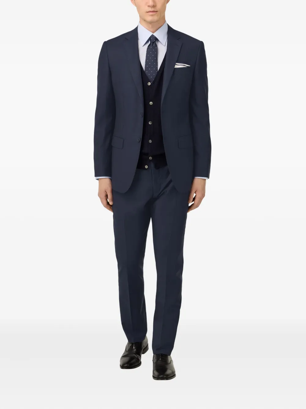 Boggi Milano Pak met krijtstreep - Blauw
