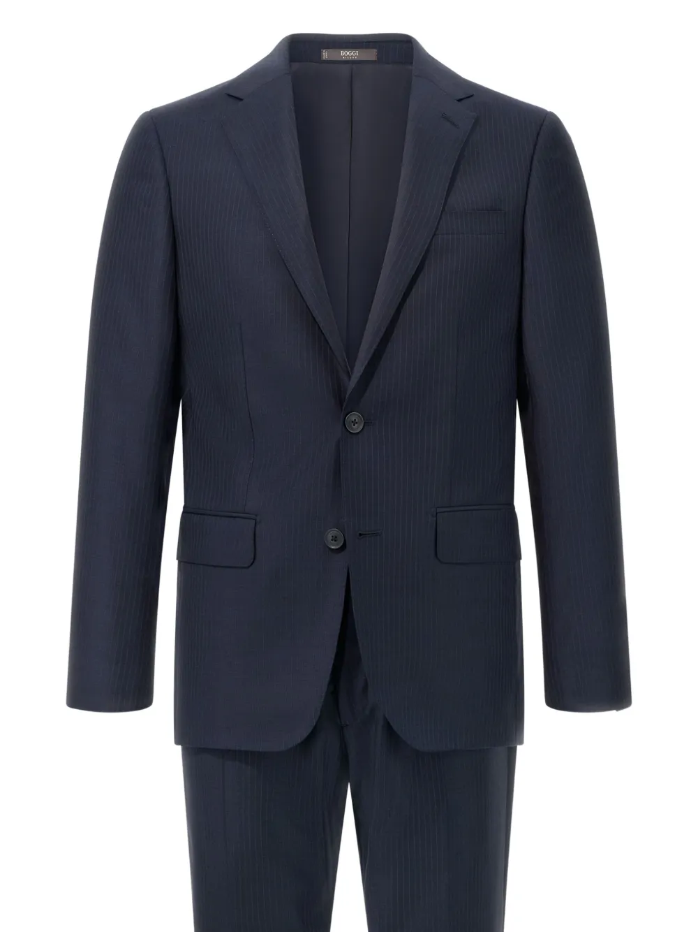Boggi Milano pinstripe wool suit | Blue | Image 1