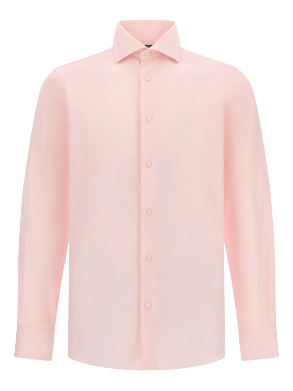 Boggi Milano Windsor-collar Cotton Shirt In Pink