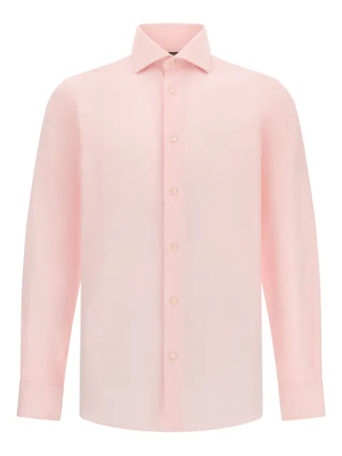 Boggi Milano windsor-collar cotton shirt