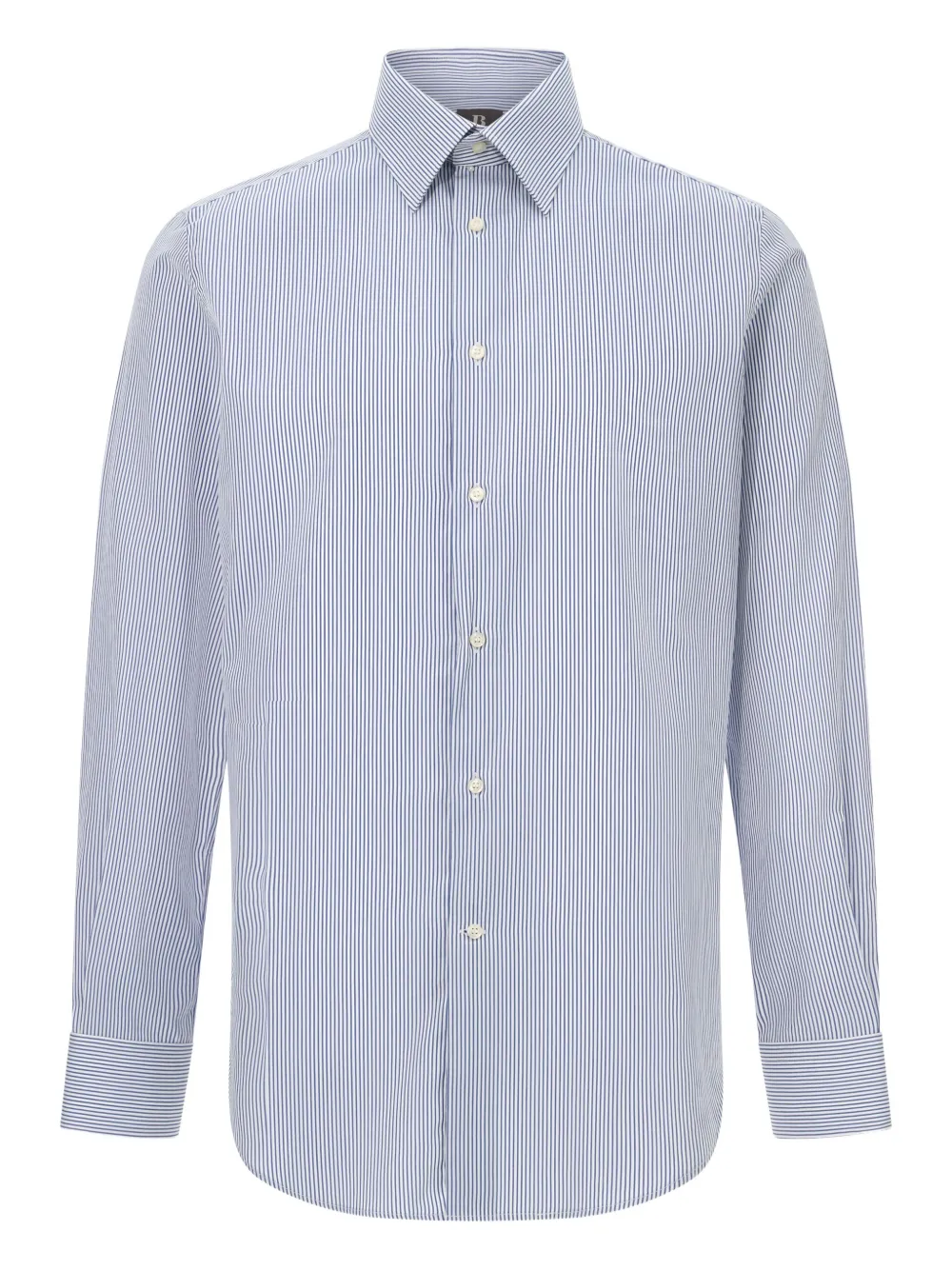 Boggi Milano Striped Shirt In Blue