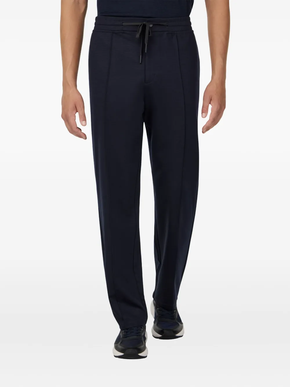 Boggi Milano Broek met trekkoord Blauw