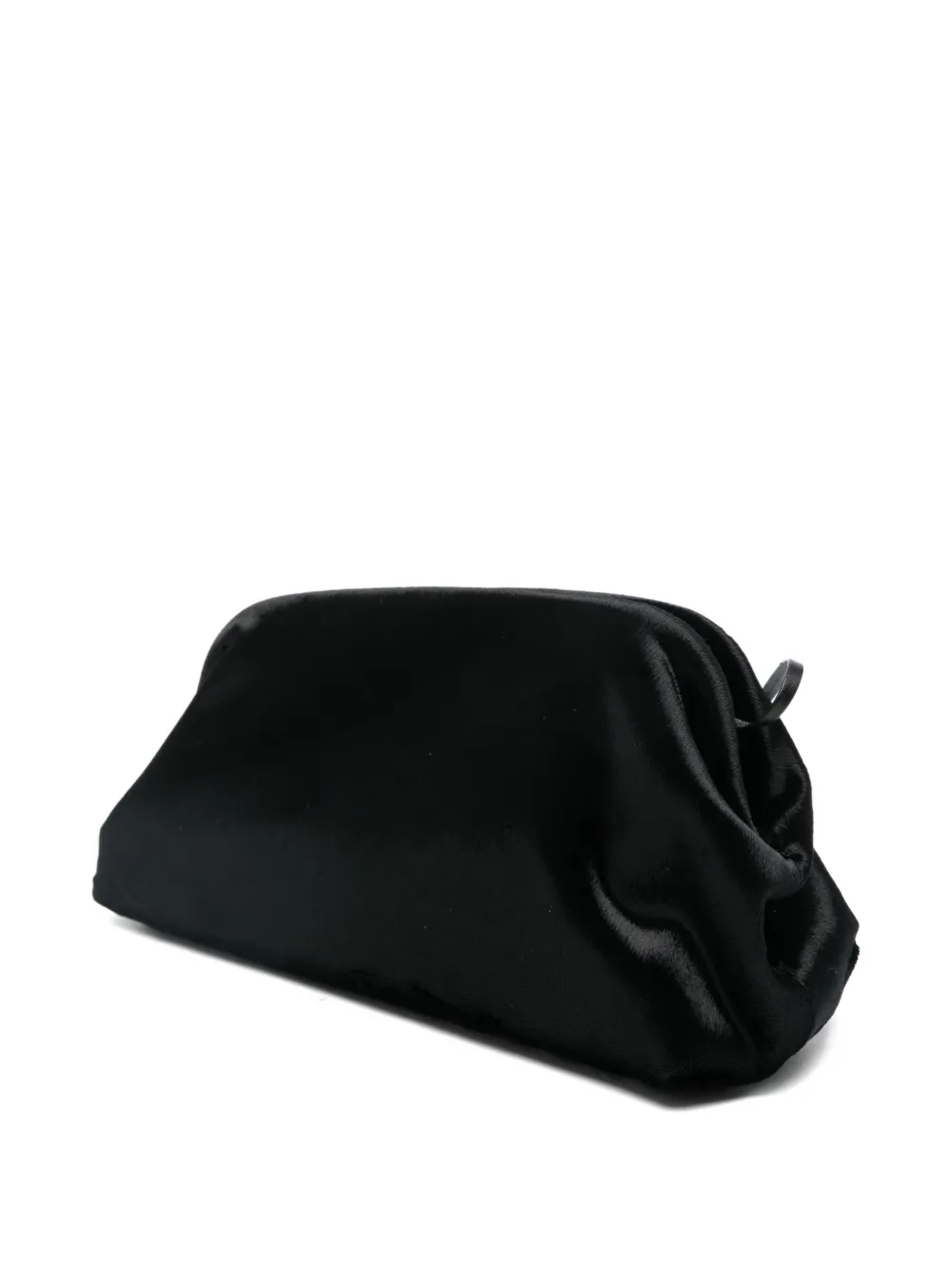 Alberta Ferretti velvet clutch bag - Zwart