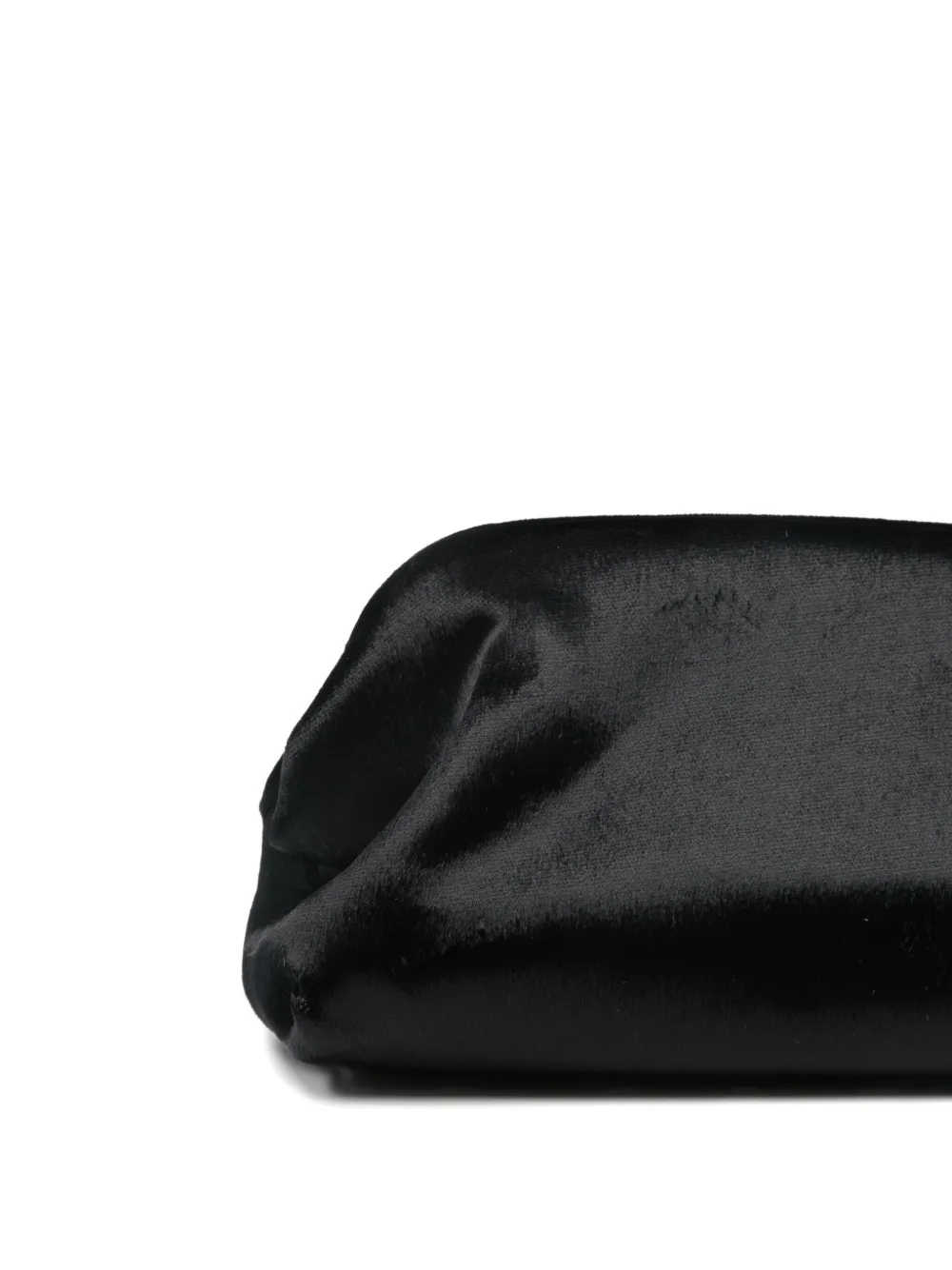 Alberta Ferretti Velvet Clutch Bag In Black