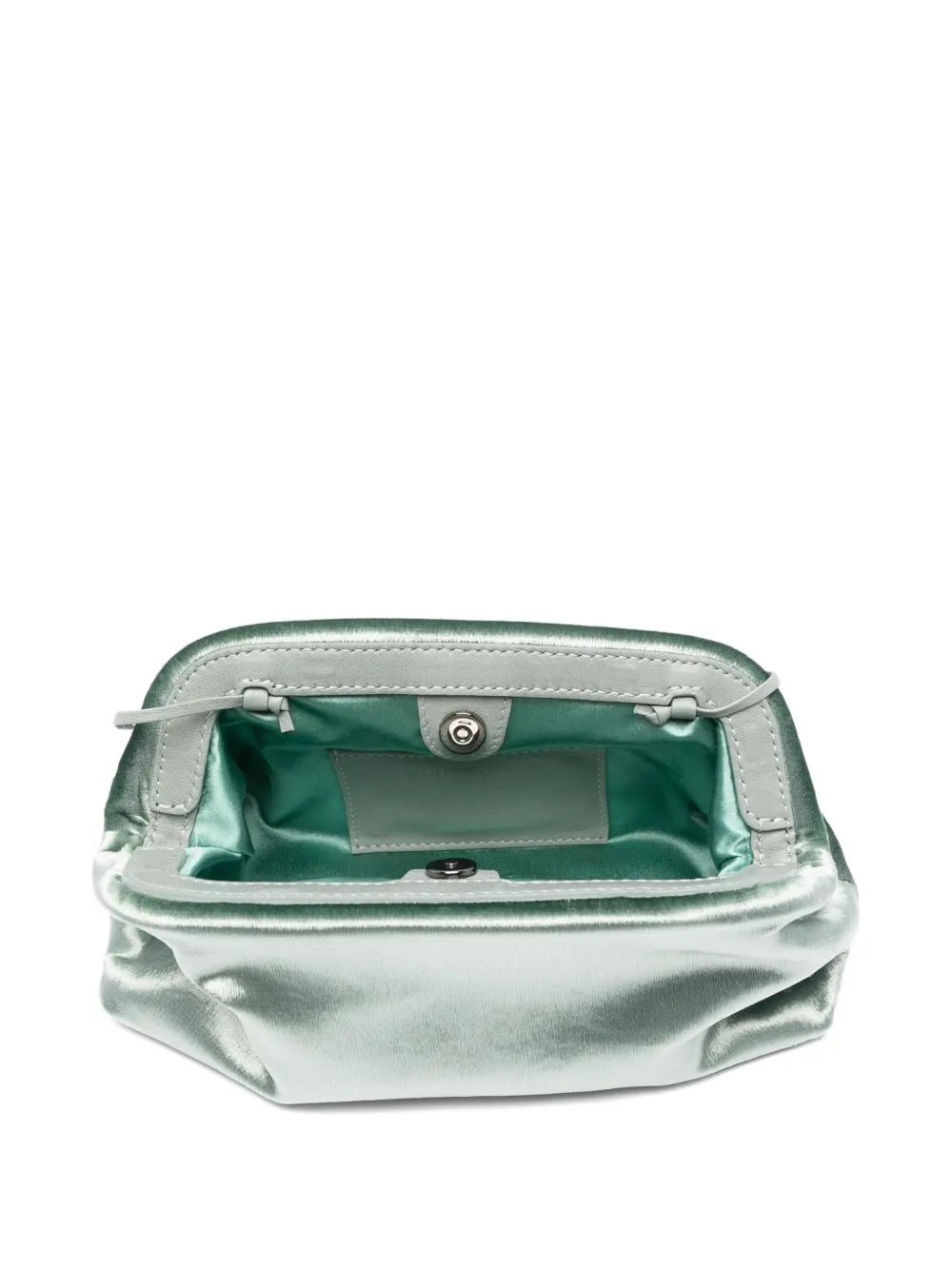 Alberta Ferretti Velvet Clutch Bag In Green