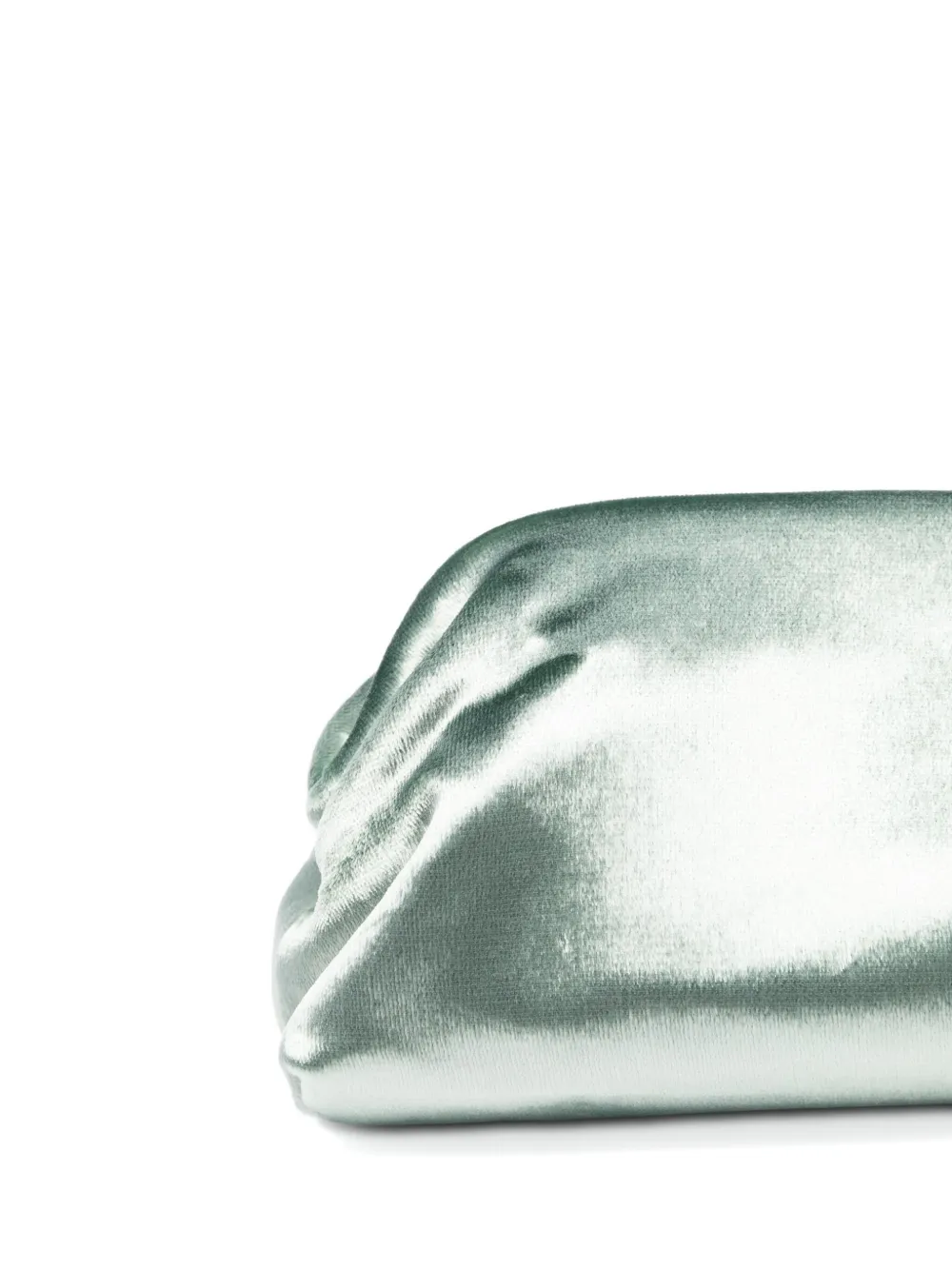 Alberta Ferretti Velvet Clutch Bag In Green