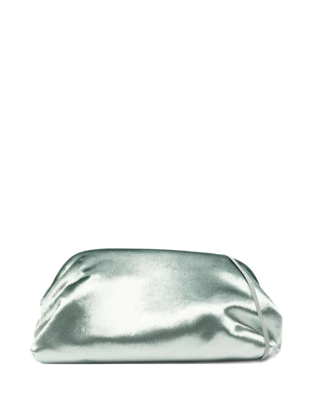 Alberta Ferretti Velvet Clutch Bag In Green