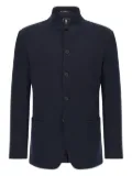 Boggi Milano mandarin-collar blazer - Blue
