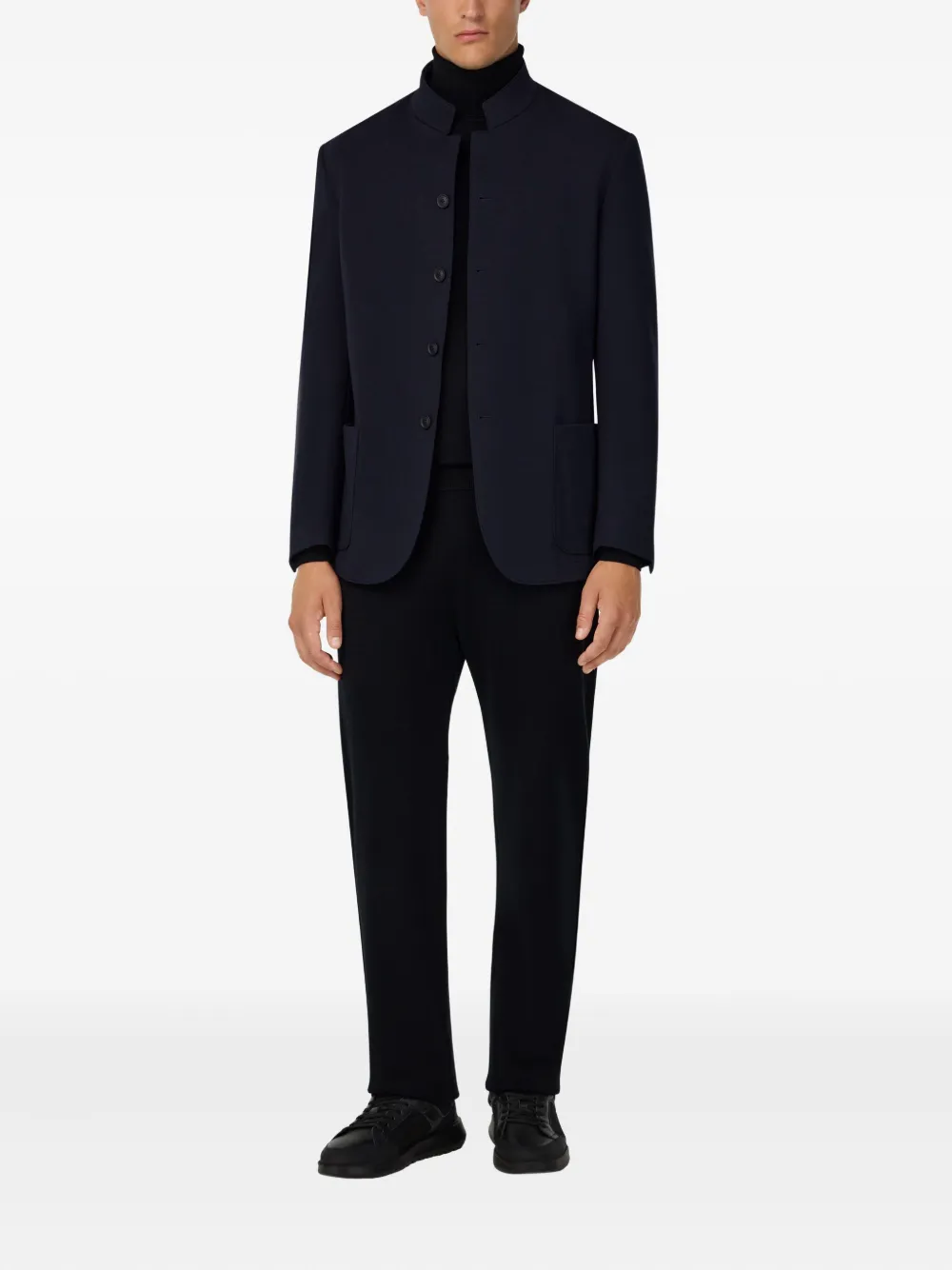 Boggi Milano mandarin-collar blazer | Blazers | Image 2