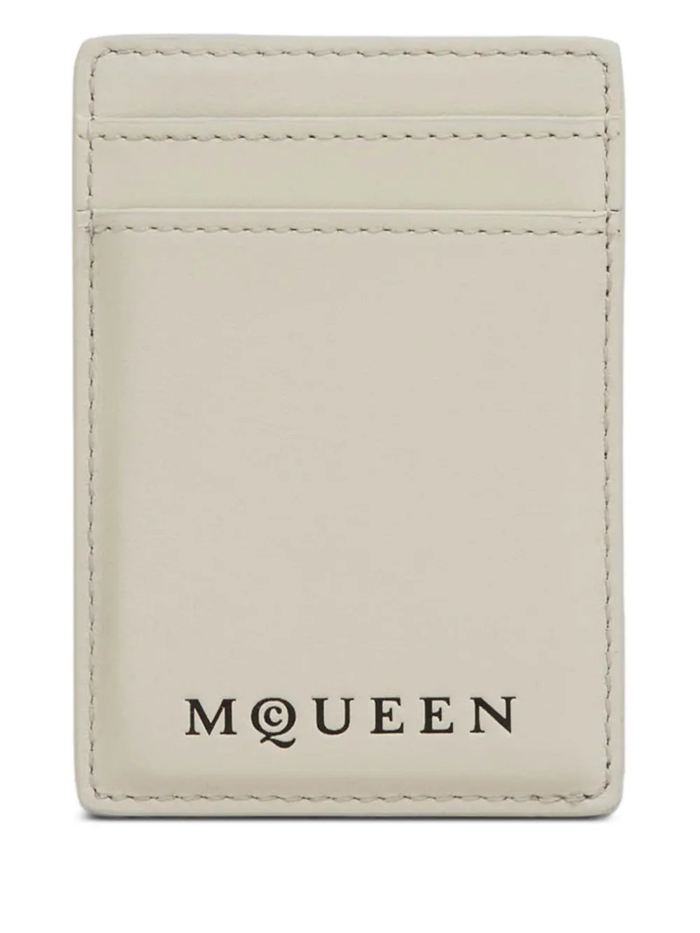 Alexander McQueen logo-detail leather cardholders | White | Image 1