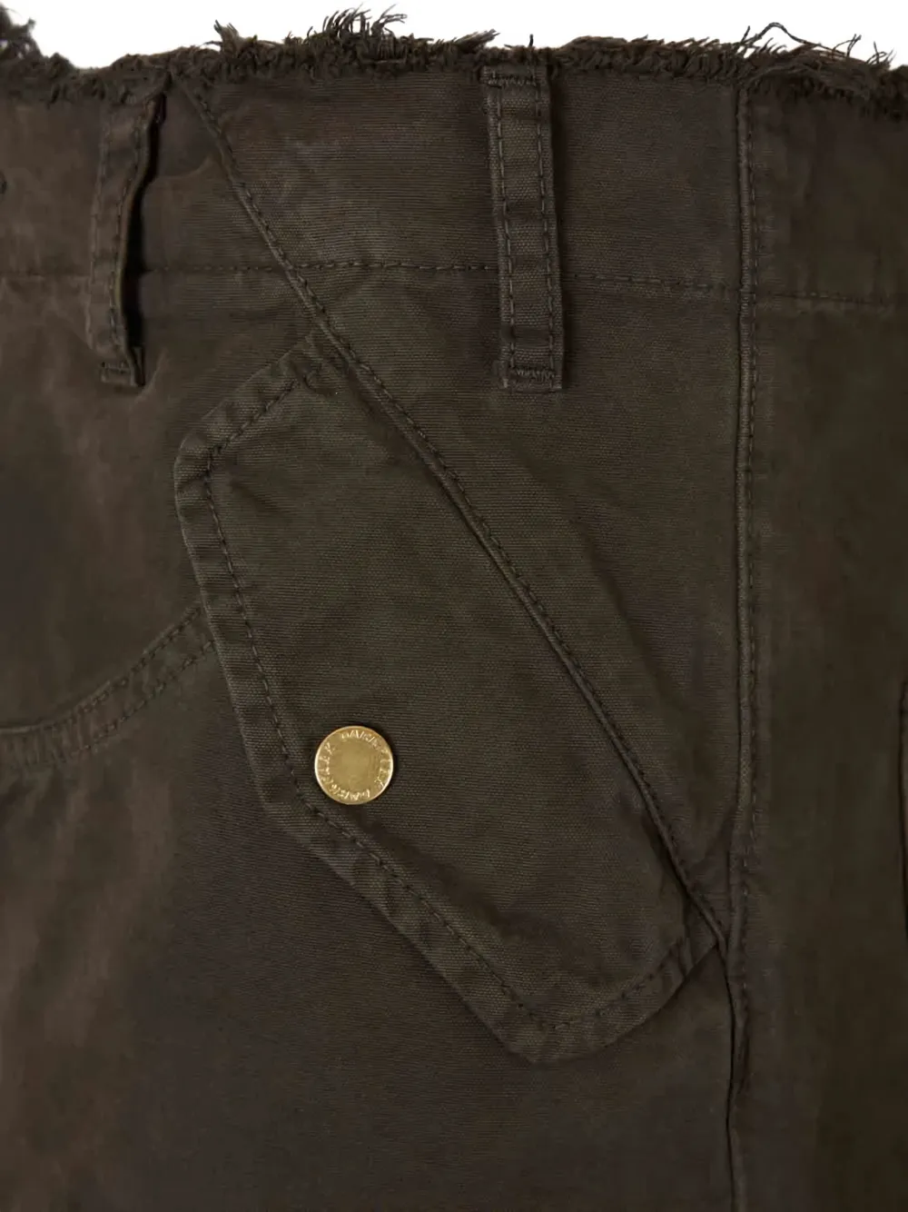 DARKPARK Rosalind broek met franje zak Bruin