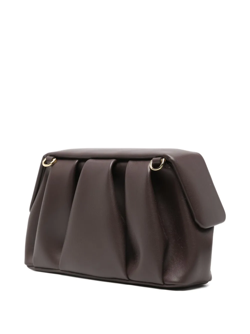 Themoirè Tia clutch Bruin